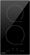 Table de cuisson, 270 × 490 × 55 mm, 3600 W, induction, encastrable, 2 feux, BELDEKO