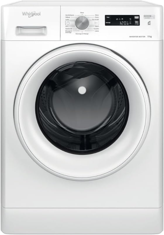 Whirlpool FFSP9269WFR lave-linge, 59,5 × 84,5 × 63 cm, 9 kg, frontal