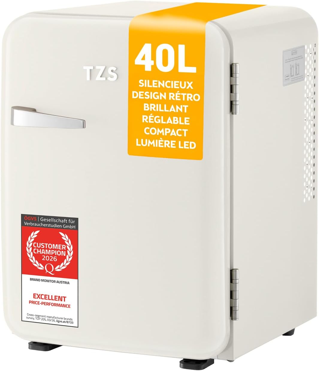 Mini-réfrigérateur, 40 L, pour le bureau, pour la chambre, TZS First Austria