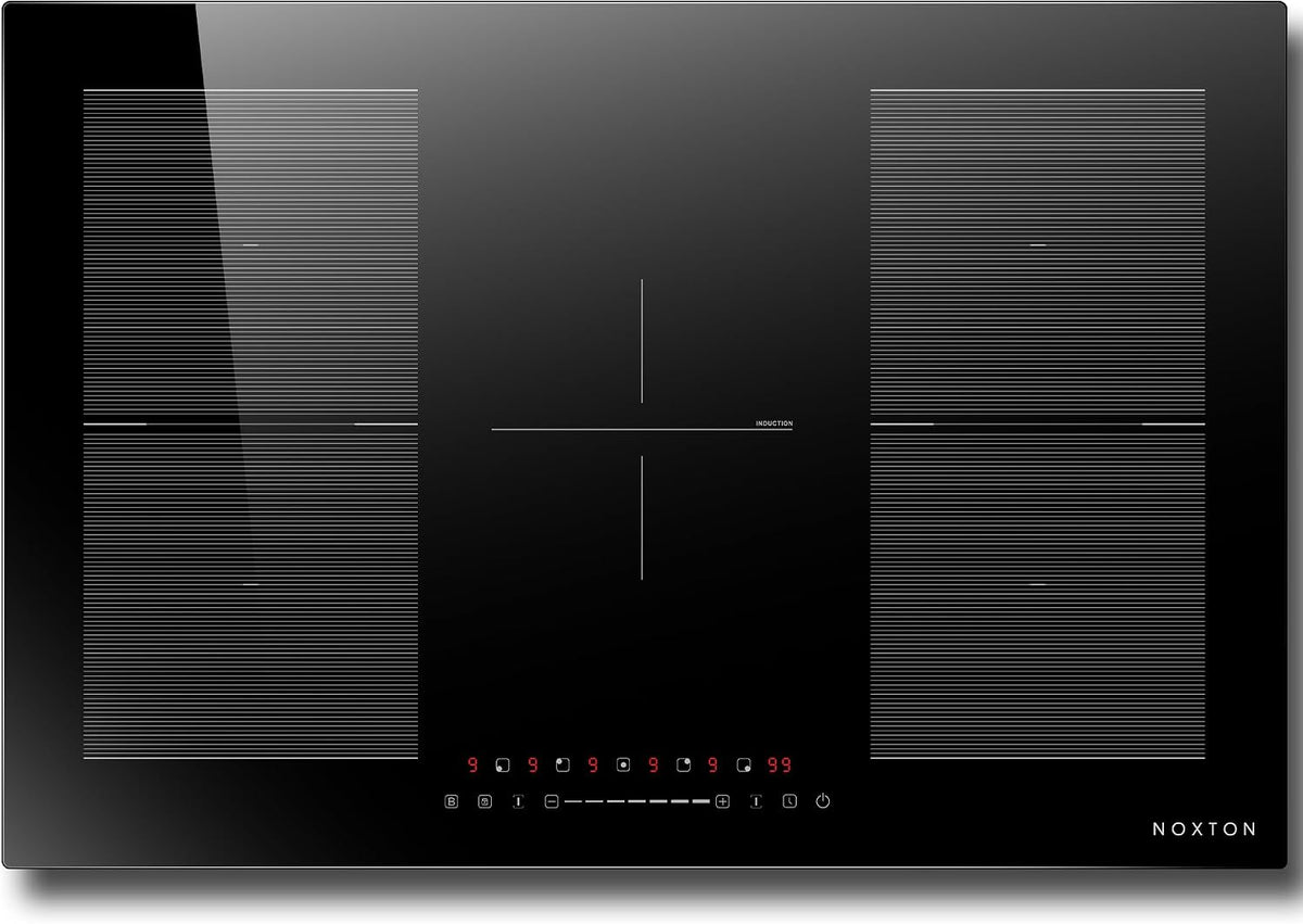 Table de cuisson, 77 cm, induction, 5 feux, NOXTON