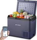 Glacière à compression IPX4, 60 L, 8 °C, 12 V, 240 V, AAOBOSI
