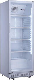 Mini-réfrigérateur GSC2360, 62 × 63,6 × 175,3 cm, 347 L, 180 W, acier, verre, blanc, METRO Professional