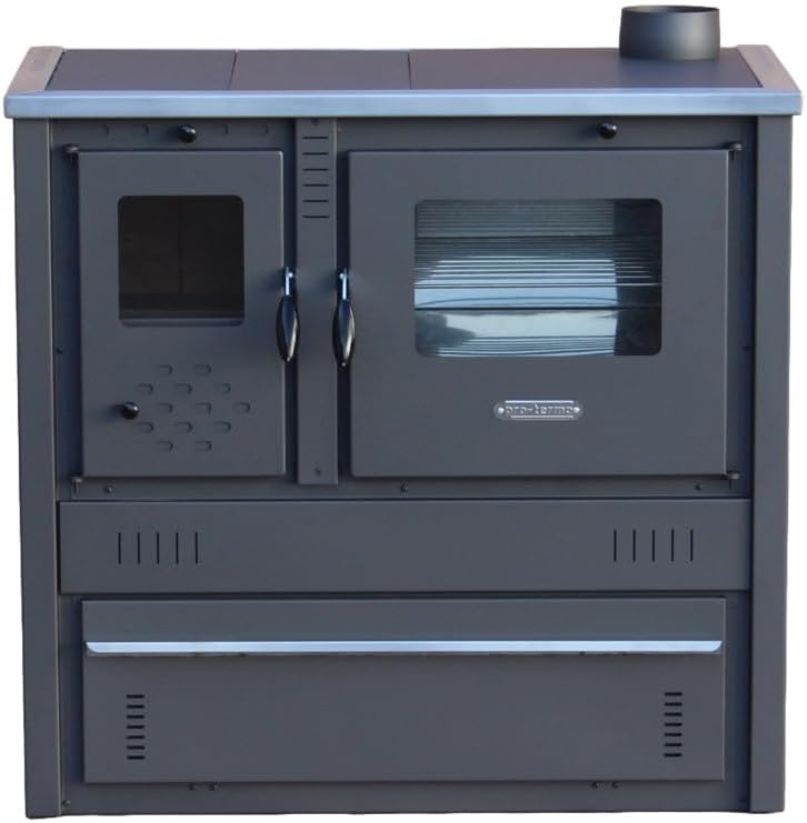 Cuisinière, 400 × 440 × 215 mm, 10 kW, bois, FUMAX