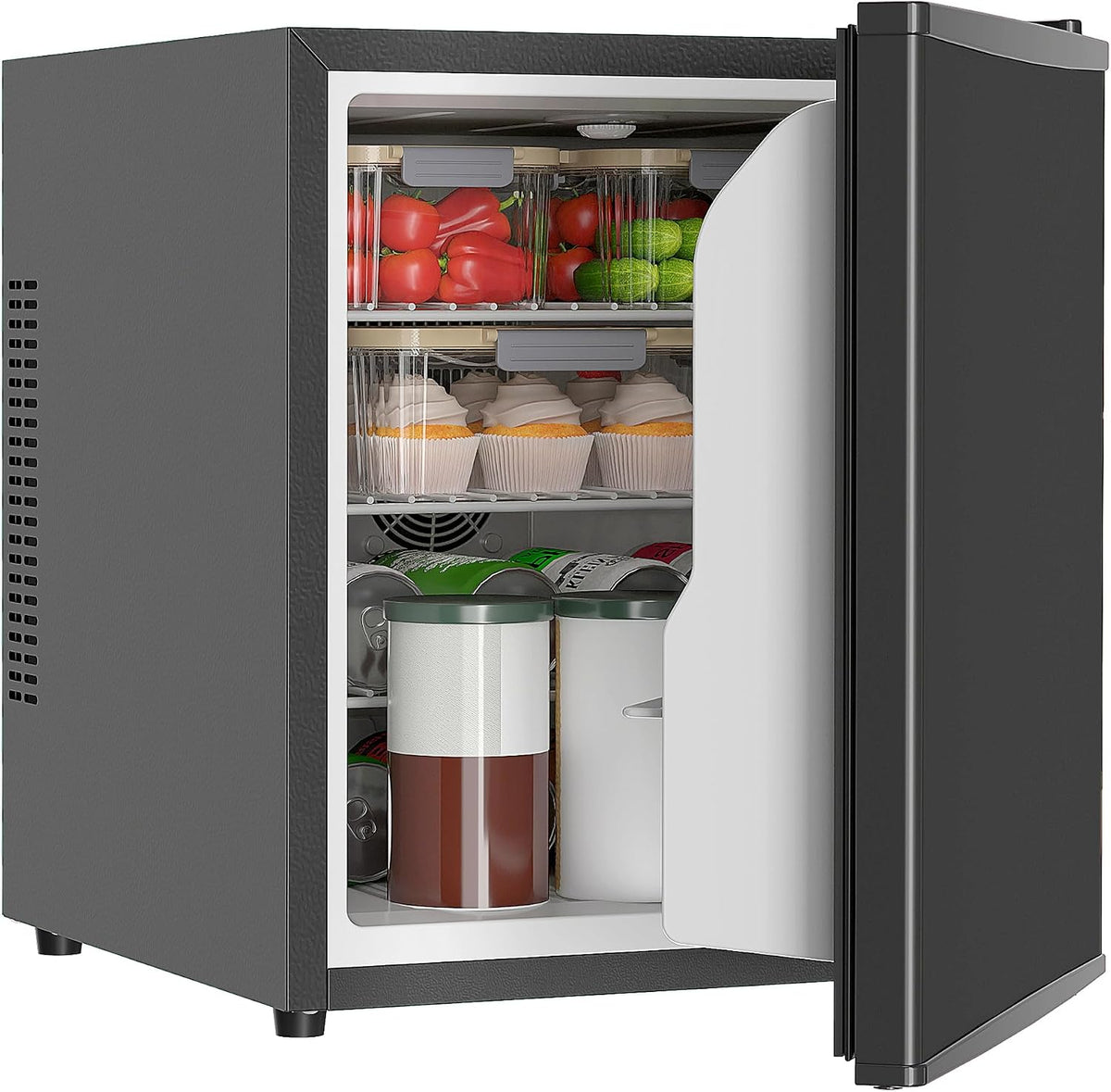 HOMCOM 44 L/46 mini-réfrigérateur, 43 L, noir