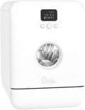 Lave-vaisselle, 34 × 49 × 49 cm, blanc, portable, Daan Tech