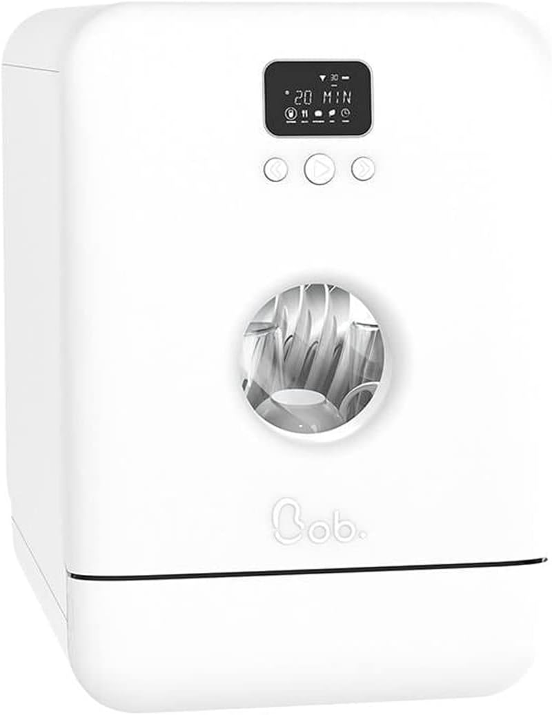Lave-vaisselle, 34 × 49 × 49 cm, blanc, portable, Daan Tech