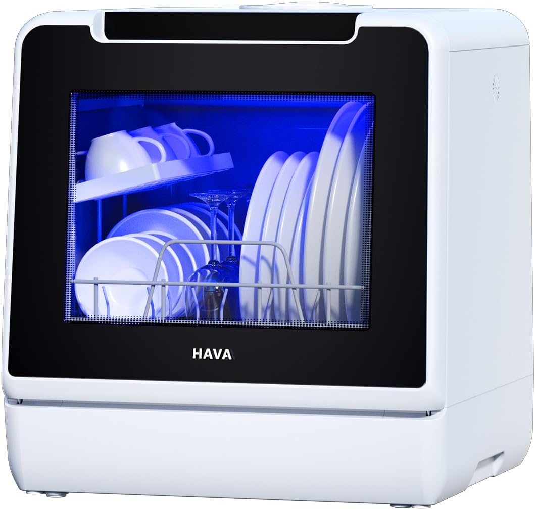 Lave-vaisselle, 5 L, portable, 8 programmes, HAVA