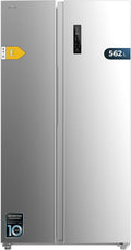 Cecotec SBS 562 réfrigérateur, 91,2 × 70,4 × 177 cm, 562 L, No Frost, acier inoxydable