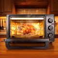 Mini-four, 32 L, 1500 W, noir, pour la cuisine, Makamsui